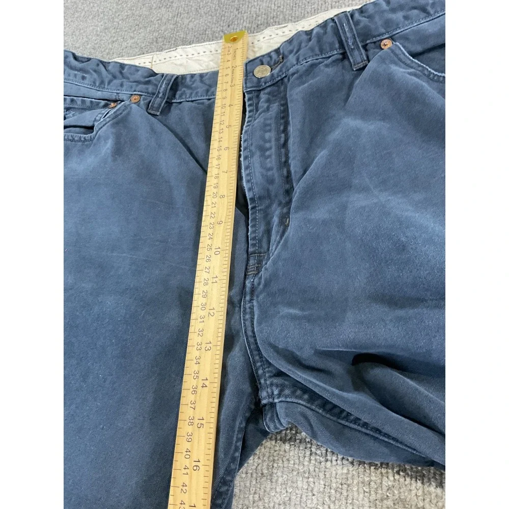 Polo Ralph Lauren Hanford Pants Men's 42x30 Navy Blue 100% Cotton Vintage